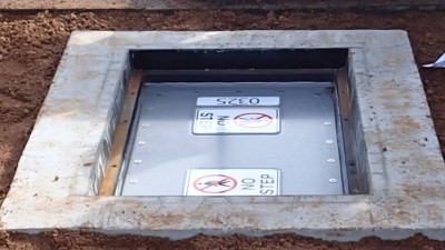 sewer access chamber protection system