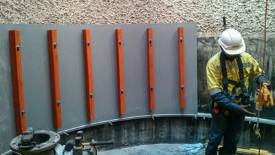 Start Plastic Lining at Bench Level
